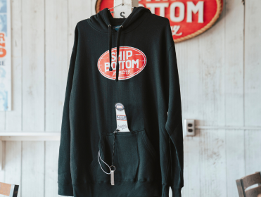 Tailgate Hoodie Black Ship Bottom Brewery